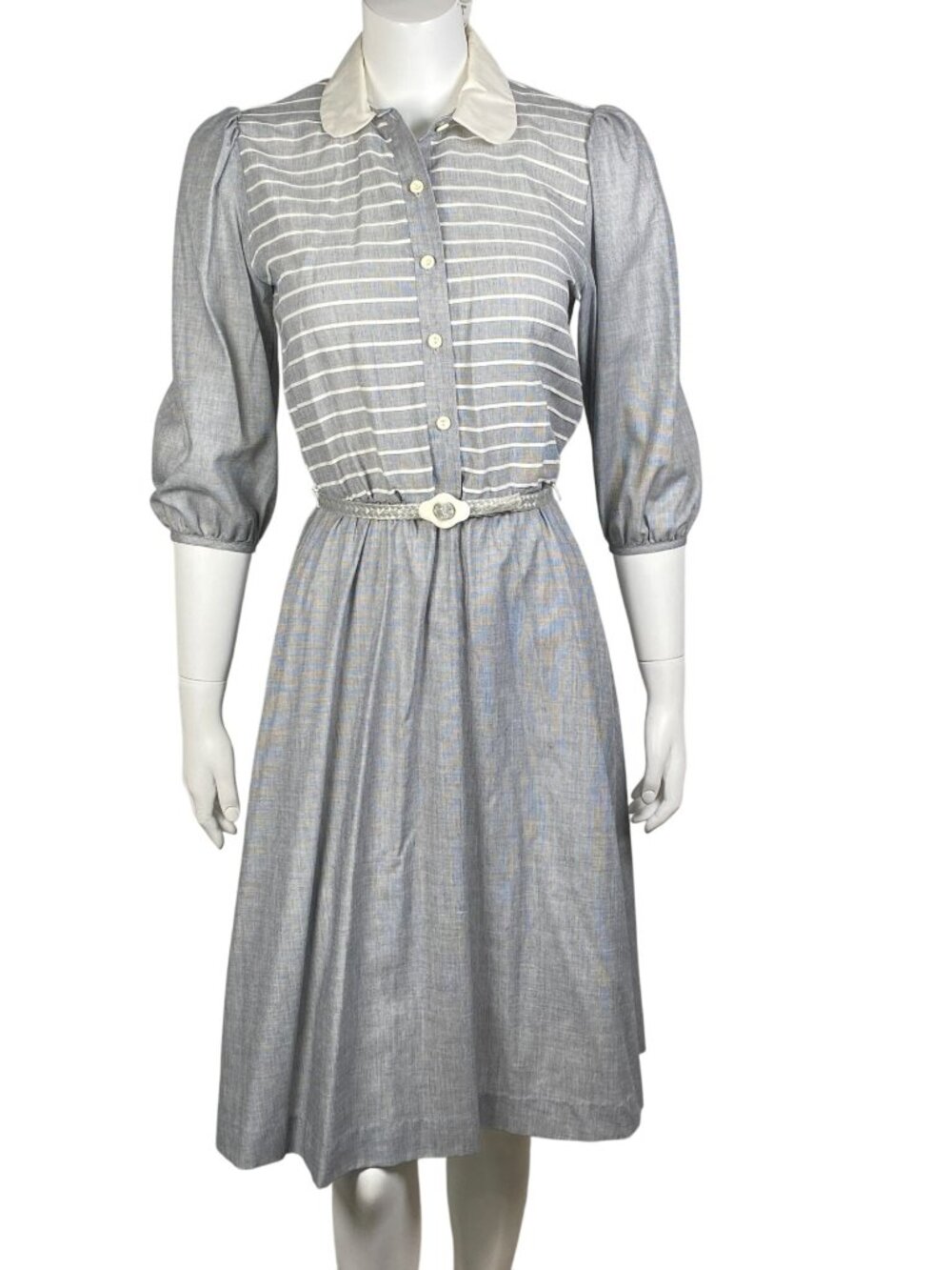 Vintage Jerell of Texas Fit & Flare Midi Dress Half Sleeves Secretary M Read